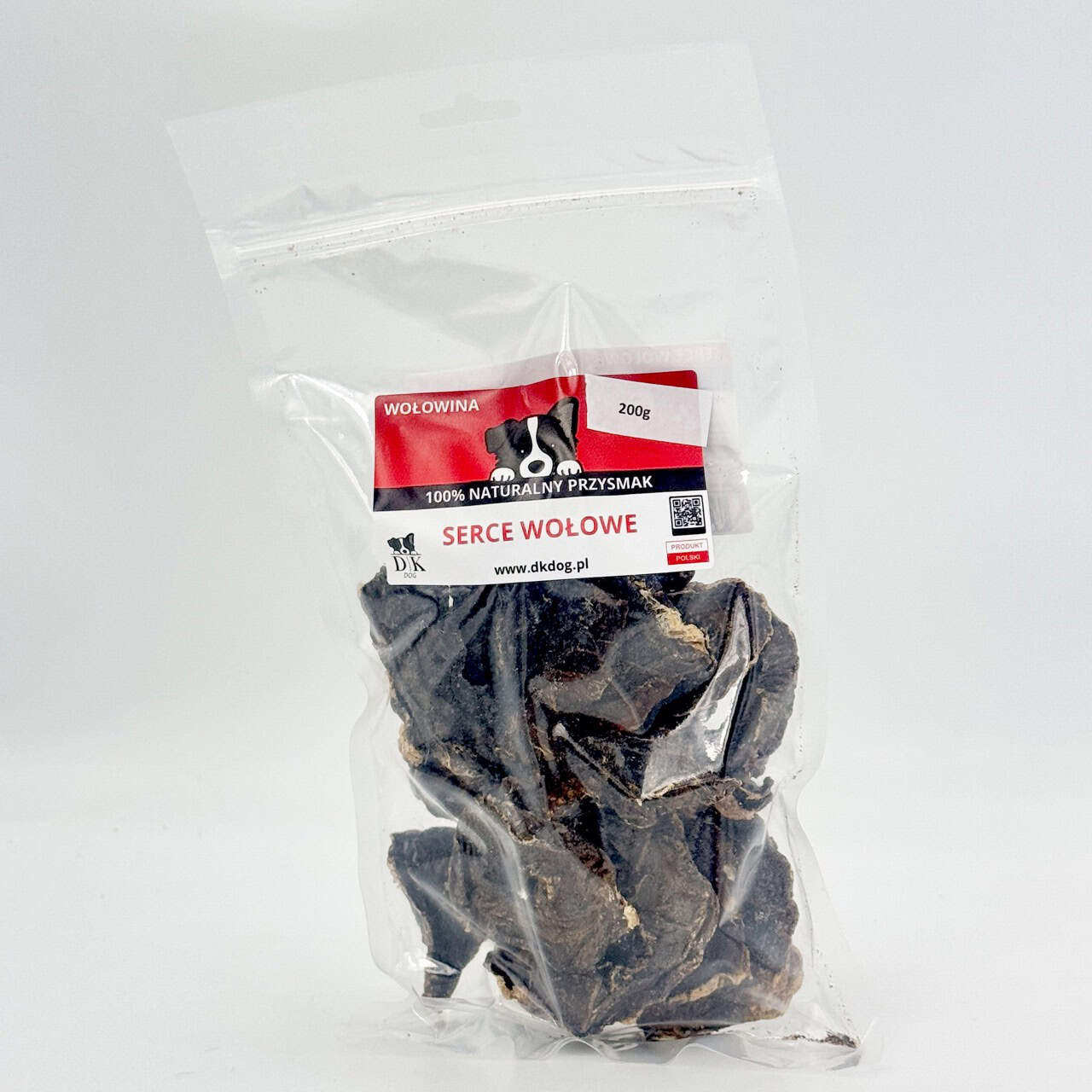 Serce Wołowe DK Dog 200g – naturalny przysmak dla psa