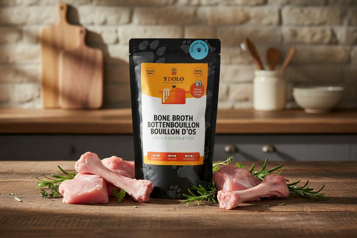 YDOLO Bone Broth Turkey – kości i mięso z indyka