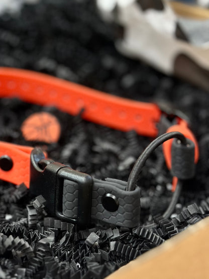 POMARAŃCZOWA Obroża Bungee do obroży elektrycznej i GPS | HEXA 20mm