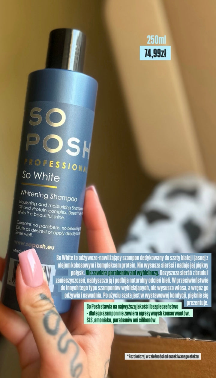 So Posh Professional – So White Whitening Shampoo 250ml