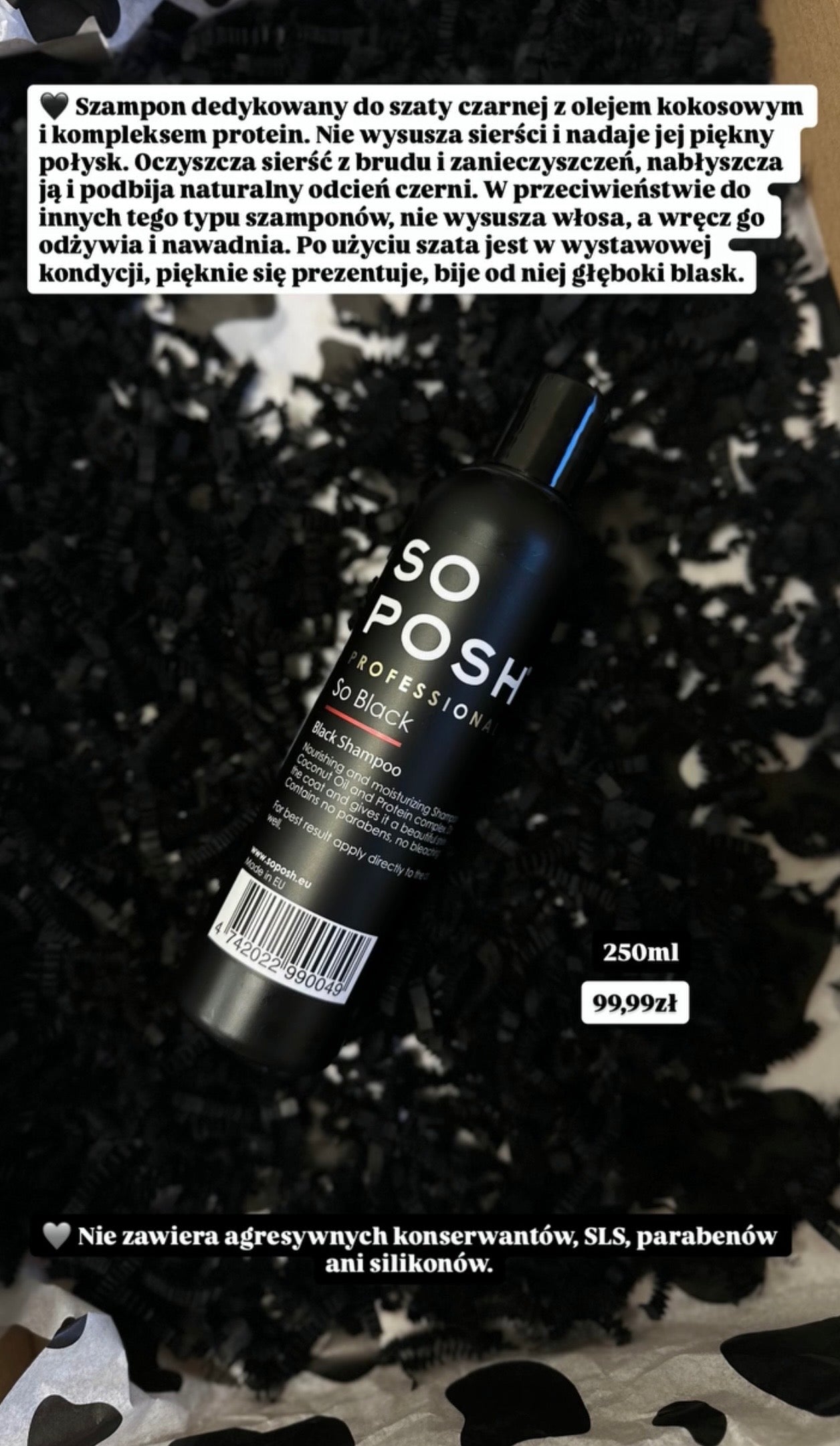 So Posh Professional – So Black Black Shampoo 250ml